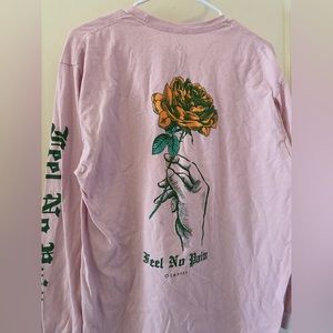 FEEL NO PAIN rose Empyre long sleeve shirt